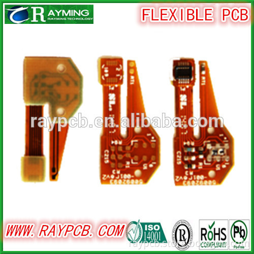 0.2MM thickness ENIG 5U'' two-sided fpcb flex pcb supplier